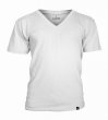 画像1: 【B品】Muscle Pharm　Tシャツ V-Neck Embroidered 白 (1)