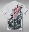 画像1: 【B品】Sinister　Tシャツ　Toxin Graveyard 白 (1)