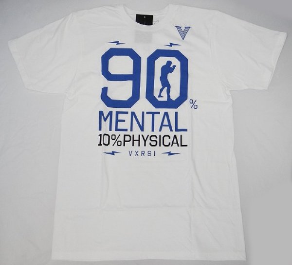 画像1: VXRSI　Tシャツ　90%Mental　白 (1)