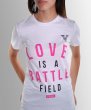 画像1: 【B品】VXRSI　レディースTシャツ　Love Battle　白 (1)