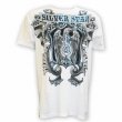 画像1: 【B品】Silver Star　Tシャツ　Iron Eagle　白 (1)