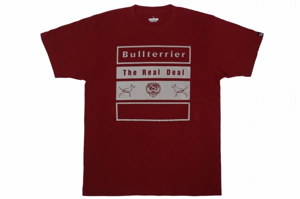 画像1: BULL TERRIER Tシャツ 4BOX バーガンディ (1)