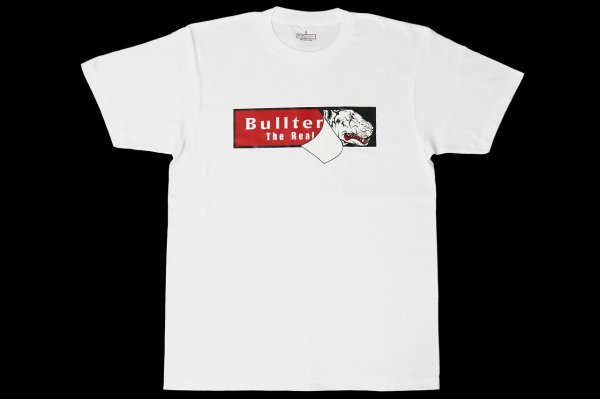 画像1: BULL TERRIER Tシャツ Sticker 白 (1)