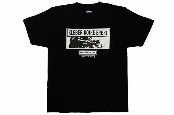 画像1: BULL TERRIER クレベル・コイケ Kleber Koike Erbst Tシャツ 黒 (1)