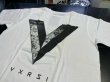 画像3: 【B品】VXRSI　Tシャツ　Stone V　白 (3)