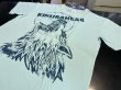 画像3: 【B品】Kimurawear Tシャツ Angry as a Wolf 水色 (3)