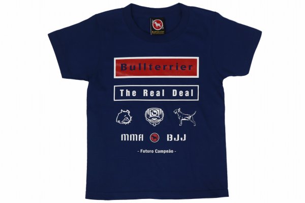 画像1: BULLTERRIER　キッズTシャツ Futuro 紺 (1)