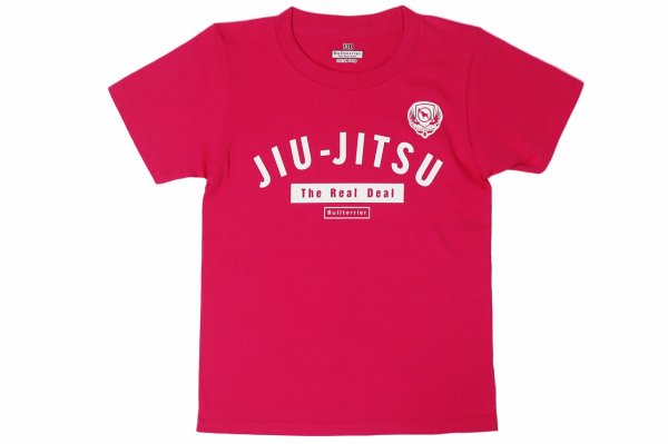 画像1: BULLTERRIER　キッズTシャツ Jiu-Jitsu ピンク (1)