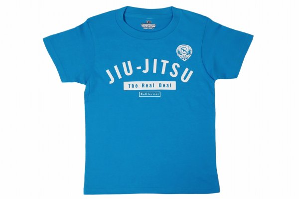 画像1: BULLTERRIER　キッズTシャツ Jiu-Jitsu ターコイズ (1)