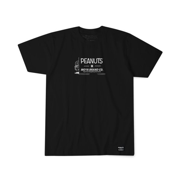 画像1: PEANUTS X MOYA BRAND Tシャツ Squad  黒 (1)